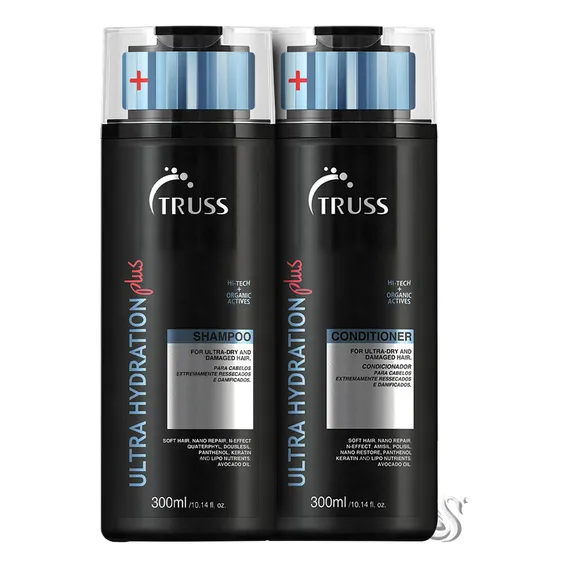 Truss Ultra Hydration Plus Kit Truss Ultra Hydration Plus Shampoo 300ml + Condicionador 300ml Home Care de parfum en frasco de 600mL de 600g Foto 1