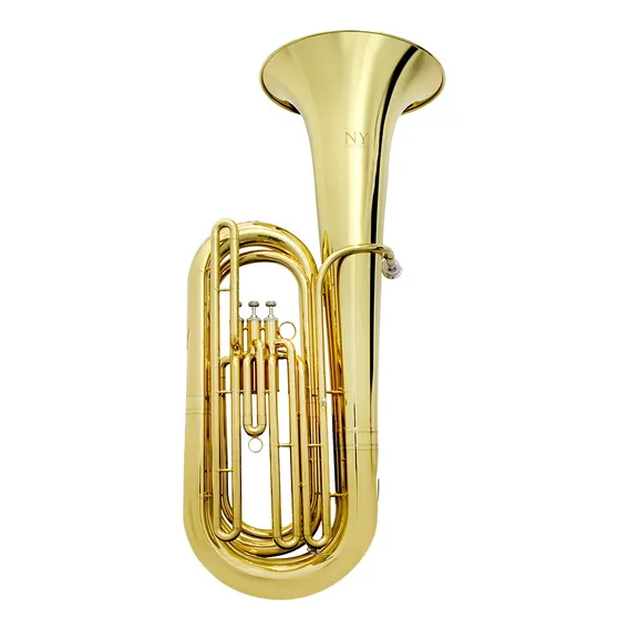 Tuba 3 Pistos Tu 200 Laqueada Dourada Com Case New York Cor Dourado Foto 1