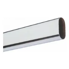Tubo Cabideiro Aço Cromado 77cm Foto mini 2
