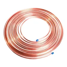 Tubo Cobre Flexível Panqueca 5/8'' 15 Metros Foto  mini 1