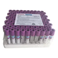 Tubo Coleta Sangue A Vacuo Reagente Edta K3 13x75mm 4ml Foto mini 1