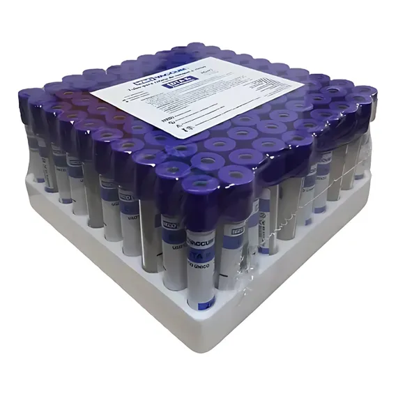 Tubo Coleta Vácuo Edta K3 4ml Rack Com 100 Neovaccum Foto 1