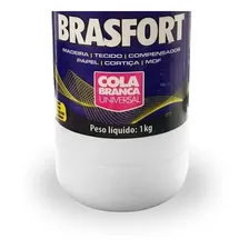 Tubo De Cola Branca Escolar 1 Kg Brasfort Brascola Foto mini 3