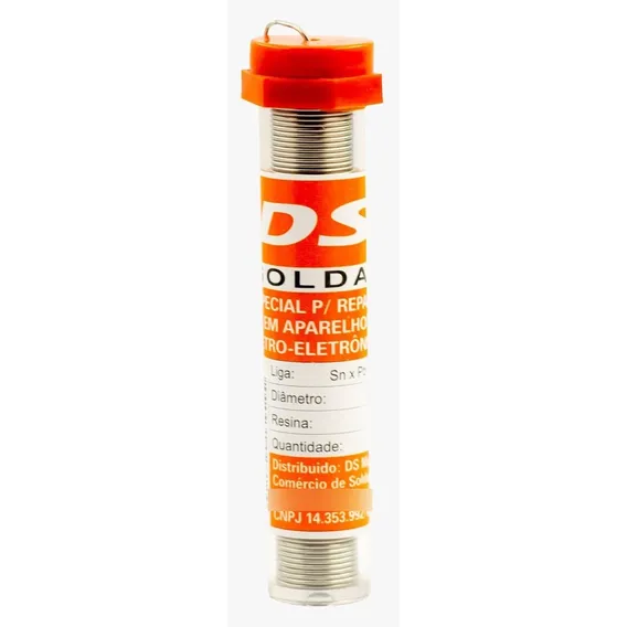 Tubo De Solda Em Fio 0,5mm Best Ds-tools 25g Foto 1
