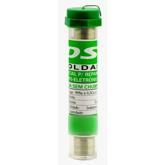 Tubo De Solda Em Fio 0,8mm Leadfree Best Sacx0307 25g Foto 1