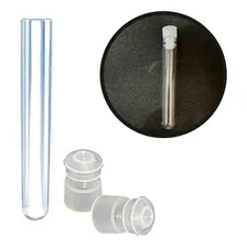 Tubo Ensaio Plástico 12x75mm 5ml C/ Tampa Incolor 1.000 Pçs Foto mini 1