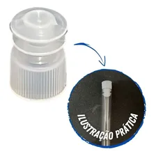 Tubo Ensaio Plástico 12x75mm 5ml C/ Tampa Incolor 1.000 Pçs Foto mini 2