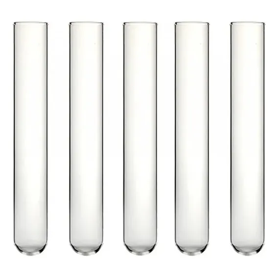 Tubo Ensaio Vidro Fermentação Redondo 6x30mm S/ Tampa C/20un Foto 1