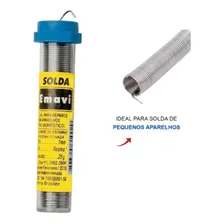 Tubo estanho para solda azul 1mm Emavi - 25 gramas Foto mini 4