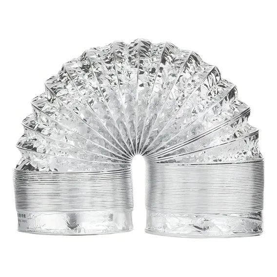 Tubo Flexível Aluminizado 6 Polegadas 150mm 3 Metros Duto Foto 1