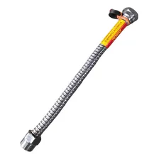 Tubo Flexivel Cromada Agua Quente Fria Aquecedor 3/4 30cm Foto mini 1
