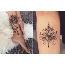 Tubo Henna Indiana Preta, Tatuagem Temporária, Sobrancelha Cor Preto Foto mini 4