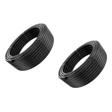 Tubo Mangueira 1 Polegada Kit Com 200 Metros Reforçada Cor Preto Foto  mini 1