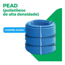 Tubo Mangueira Pead Padrão Sabesp / Copasa 20mm - 100 Metros Cor Azul Foto mini 4