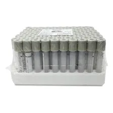 Tubo Para Coleta De Sangue A Vácuo Fluoreto C/100 - Labor Foto mini 3