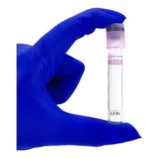 Tubo Para Coleta De Sangue A Vácuo Roxo K3edta 4ml Plástico Foto mini 2