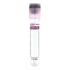Tubo Para Coleta De Sangue A Vácuo Roxo K3edta 4ml Plástico Foto mini 3