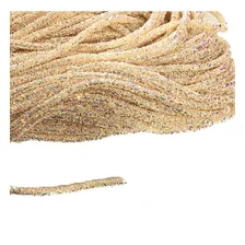 Tubo Strass Creme Glitter Para Tiara, Laço E Artesanato Foto mini  2