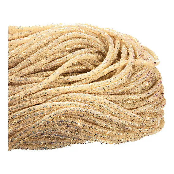 Tubo Strass Creme Glitter Para Tiara, Laço E Artesanato Foto 1
