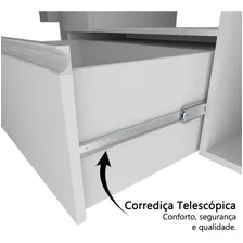 Tudo para decorar armário baixo banheiro cor branco móvel Tudo Para Decorar Foto mini 3