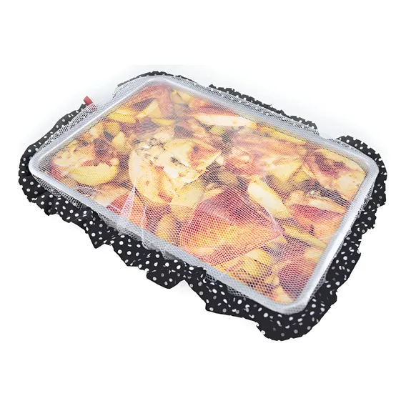 Tule Redinha De Cobrir Assadeira Cobre Alimentos Cor Poá Desenho Do Tecido Poá Foto 1