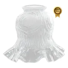 Tulipa Caracol Com Colar Transparente Para Pendentes Lustres e Abajures Antigos Foto  mini 1
