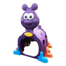 TĂșnel Centopeia Infantil Playground DesmontĂĄvel LĂșdico Cor Roxo Foto mini 2