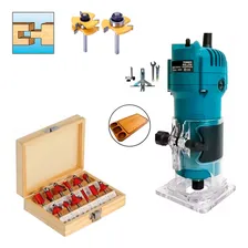 Tupia Manual 06mm 650w Kit Completo De Fresas Profissional 110v Foto mini  2