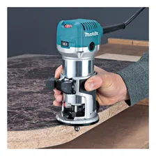 Tupia Manual 710w Para Pinça De 1/4pol. - Rt0700c Makita 127V Foto mini 4