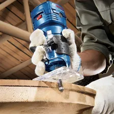 Tupia Manual Bosch 550 550w Profissional + Acess贸rios 220v Foto mini 3