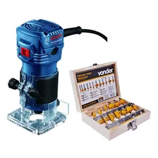 Tupia Manual Bosch 550 550w Profissional + Acess贸rios 220v Foto mini 1