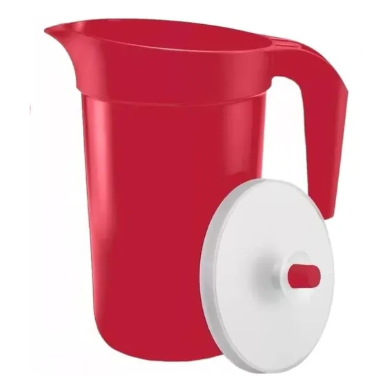 Tupperware A Jarra Collors 2 Litros Vermelha Cor Vermelho Foto 1