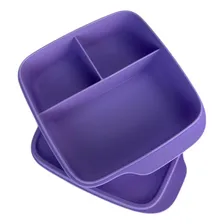 Tupperware Basic Line Com Divisórias 550ml Cor Lilás Foto mini 3