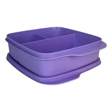 Tupperware Basic Line Com Divisórias 550ml Cor Lilás Foto mini 2