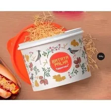 Tupperware Batata Palha Floral 210gr Pote Caixa Mantimentos Foto mini 1