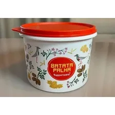 Tupperware Batata Palha Floral 210gr Pote Caixa Mantimentos Foto mini 3
