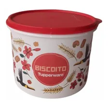 Tupperware Biscoito Caixa Mantimento Floral 2,4litros Foto mini 2