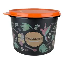 Tupperware | Caixa Chocolate Floral 1,3 Kg - Mantimentos Foto mini 2