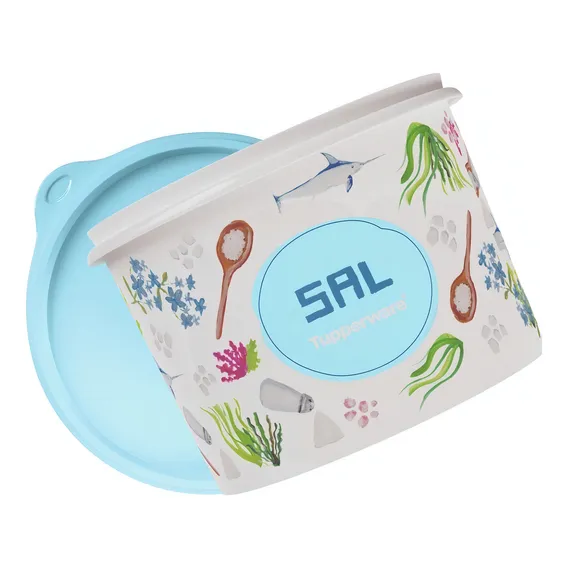 Tupperware | Caixa De Sal Mantimento Floral 1,3 Kg Foto 1