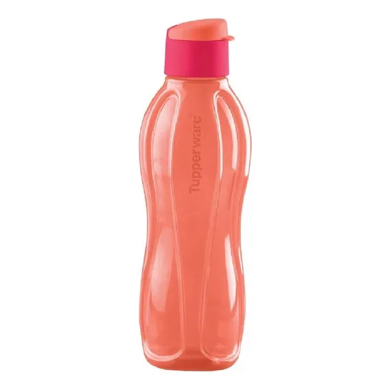 Tupperware Garrafa Eco Tupper 1 Litro Cor Salmao Foto 1