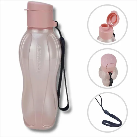 Tupperware - Garrafa Eco Tupper 500ml - Cores Cor Rosê Foto 1