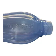 Tupperware Garrafa Eco Tupper Plus 500ml Cordinha Tampa Flip Cor Azul Jeans Foto mini 1