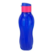 Tupperware Garrafa Eco Tupper Plus Tampa Flip-top 1 Litro Cor Fluo Azul Foto  mini 1