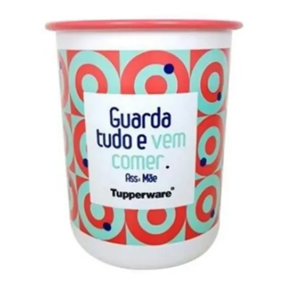 Tupperware Instantânea 1,3lt Dia Das Mães Bea Cor Coral Foto 1