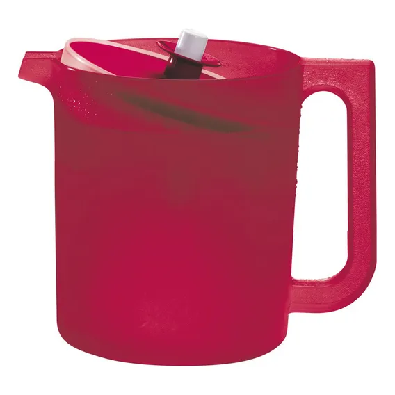 Tupperware Jarra Charmosa 1,4l | Água Suco Chá Vitamina Cor Cherry Foto 1