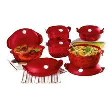 Tupperware Kit Bea Pda Cristal Pop Policarbonato Cor Vermelho Foto mini 1