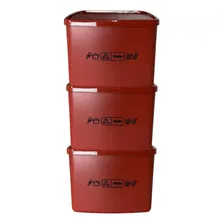 Tupperware® | Kit Jeitoso Freezer 800ml 3 Peças - Mix Feijão Foto  mini 1