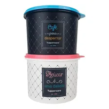 Tupperware® | kit Mantimentos Bistrô 2 Peças / Café 700g + Açúcar 1,4kg Foto mini 2