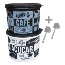 Tupperware® | Kit Mantimentos Pop Box - PB 2 Peças / Café 700g + Açúcar 1,4kg Foto mini 1
