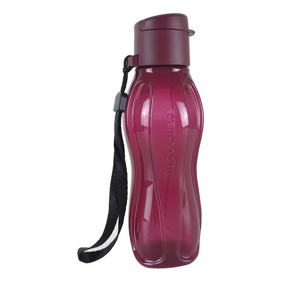 Tupperware Mini Eco Tupper Garrafa Plus 310  - Não Vaza Cor Merlot Foto 1